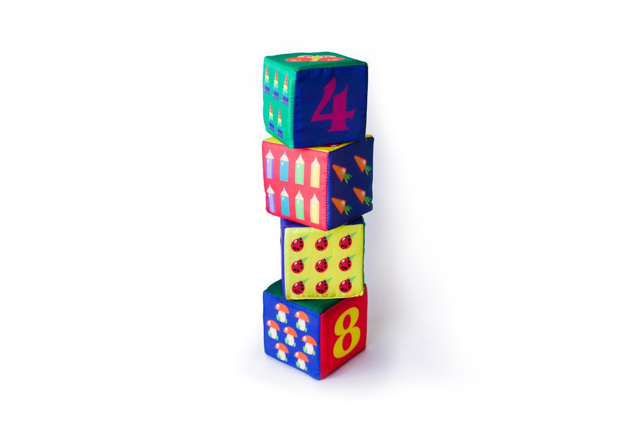 Кубики (4 куб) "Грузовики №2". Кубики (4 кубика в упаковке, р-р кубика 4х4х4 см). Кубик d4. 4 Кубика.
