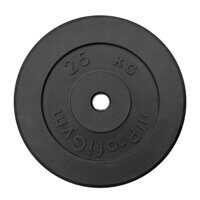 Диск «PROFIGYM» обрезиненный, металлическая втулка 25 кг (1,25 кг - 25 кг, 26мм, 51мм)