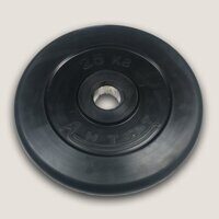 Диск «Антат» тренировочный обрезиненный 25 кг. (1,25 кг - 25 кг, 26, 51 мм)